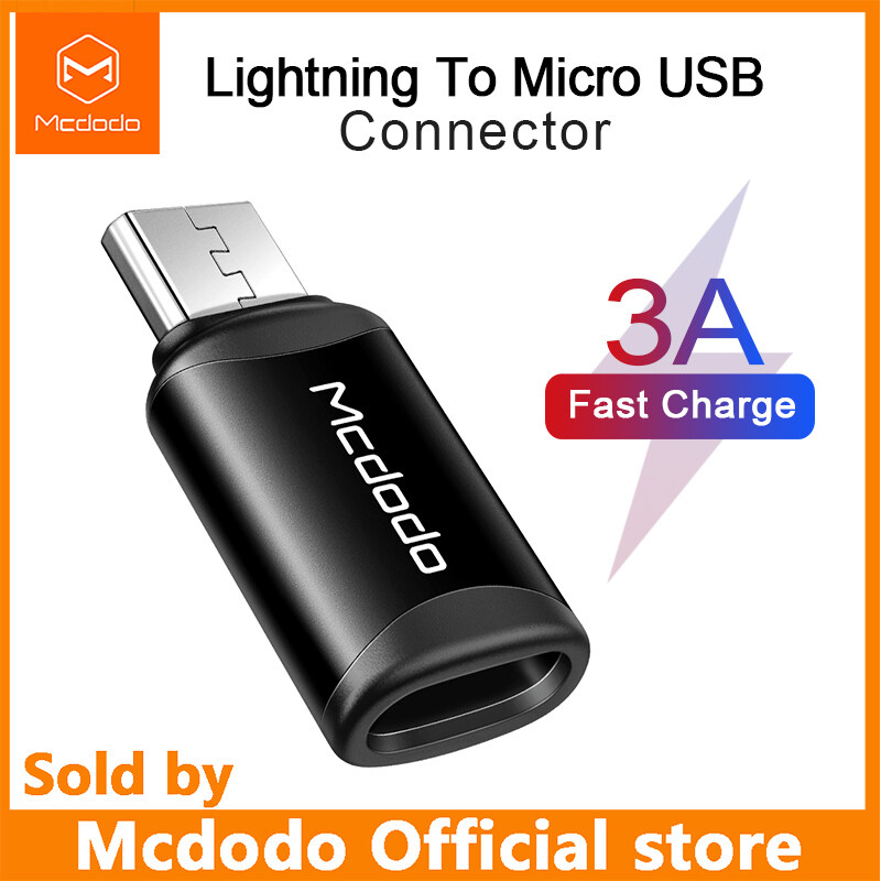 Mcdodo OTG Cable Adapter for iPhone Android Phone Lightning to Type c Portable Micro USB to Type C Fast Charging Converter