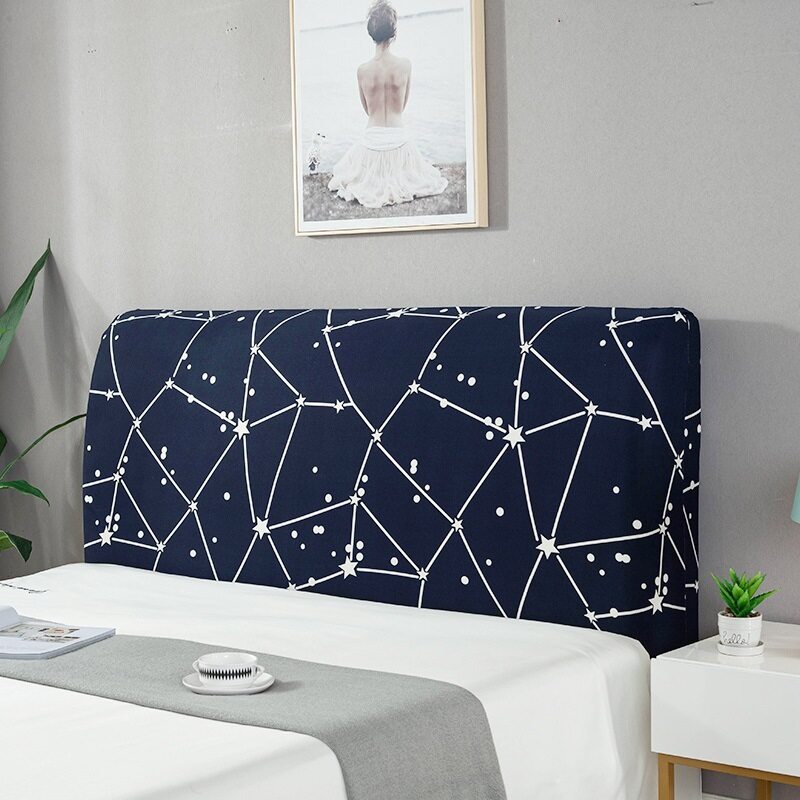 Muji Comfortable Bed Head Cover Soft All-inclusive Headboard Cover Dustproof High Elastic