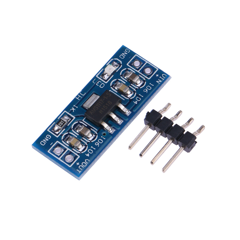 AMS1117 1.5V 800mA Output DC 4.75-12V Input Step Down Power Supply Module