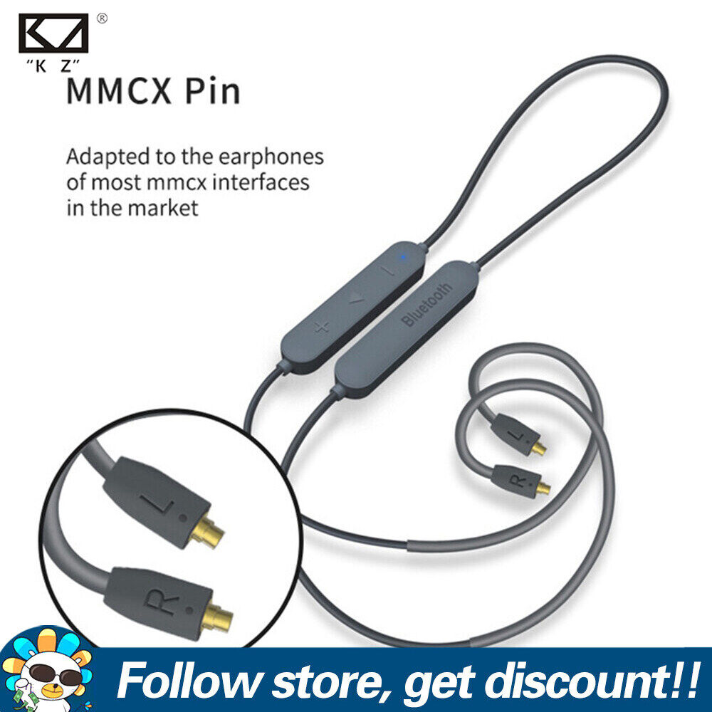 KZ Aptx HD Bluetooth Module Earphone Wireless Replacement Cable Detachable Bluetooth 5.0 Upgraded Headset Hook 2Pin 0.75mm/MMCX Connector Headphone Replace Module For KZ ZSN EDX ZEX ZST DQ6 AS06 PRO T