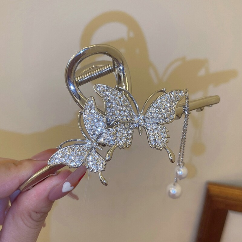 MJartoria New Fashion Lady Cute Super Immortal Versatile Temperament Tassel Hairpin