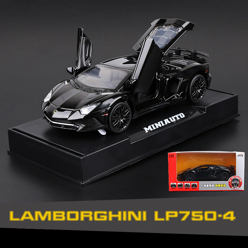 LEO 1:32 Lamborghini LP750-4 diecast Alloy car model toys for boys cars toys for kids car for kids