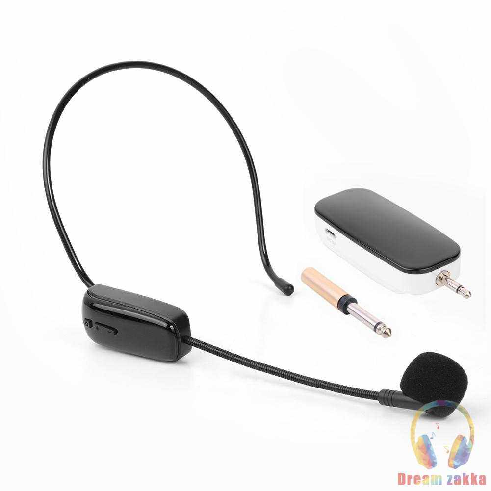 UHF Headset Wireless Microphone with Receiver for Teaching Voice Amplifier