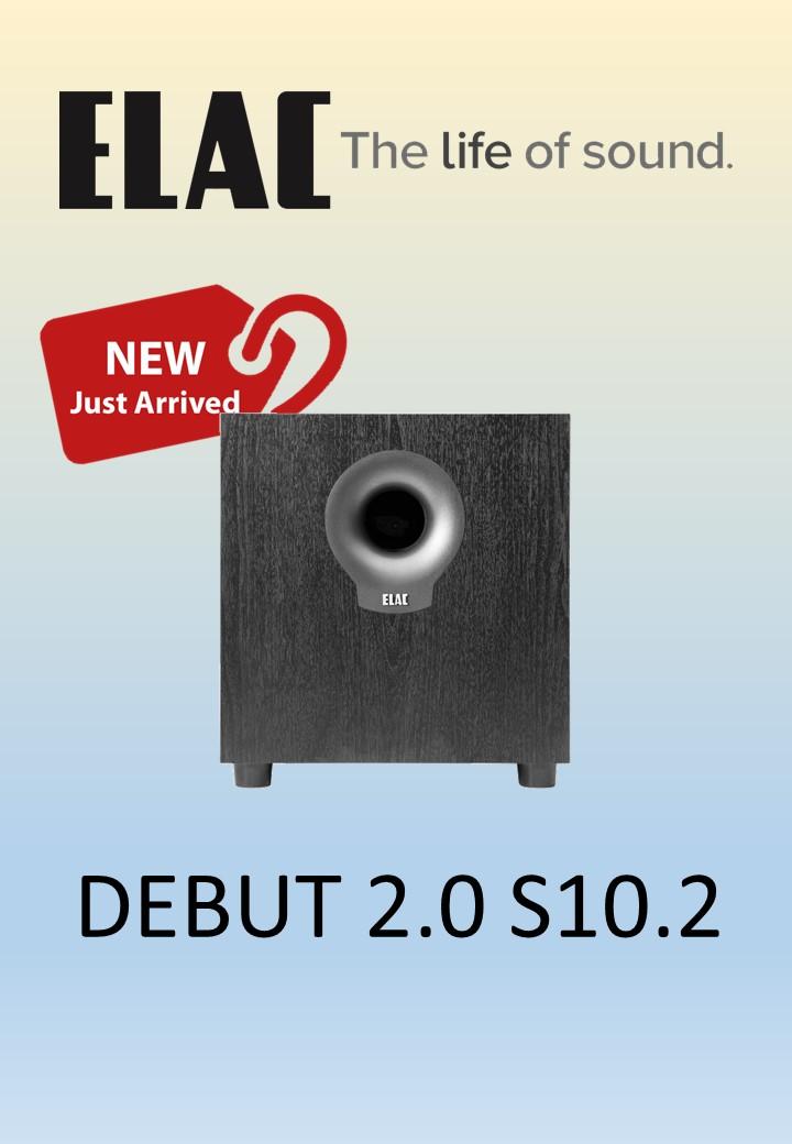 Elac Debut 2.0 S10.2 10" Powered Subwoofer