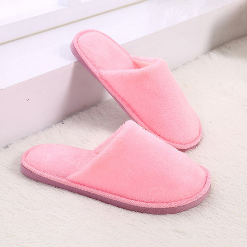 XiaoSongShu Casual Soft Plush Cotton Slipper Shoes Cotton House Slippers Indoor Cotton Plush Flat Home Winter