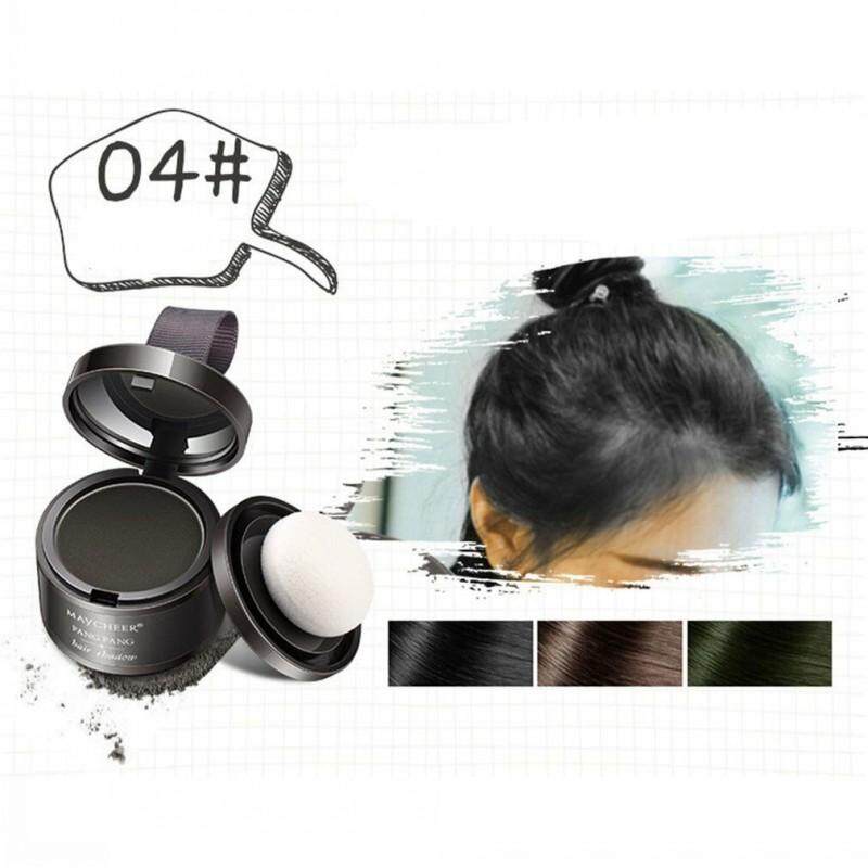 MAYCHEER 4 Color Hair Fluffy Powder Instantly Black Root Cover Up Natural Hair Line Shadow Powder Hair Concealer