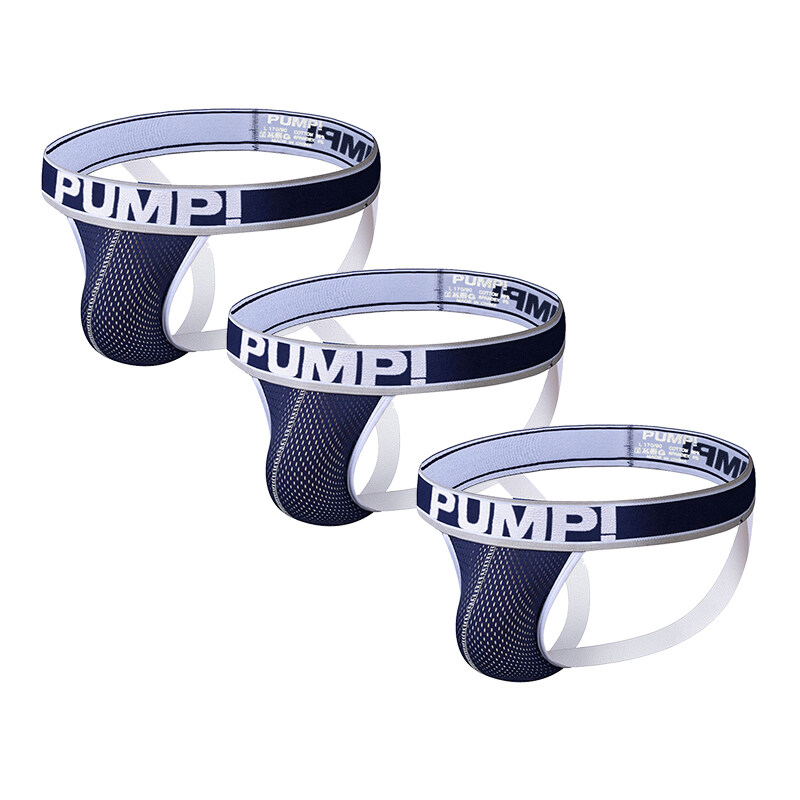 PUMP 3Pcs Mesh Camouflage Modal Sexy Men Underwear Thong Mens Jockstrap High Quality Thongs Jockstrap Men And G strings Lingeries CMENIN Comfort Dot Innerwear H388