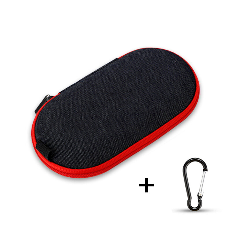 Lenovo Portable Headphones Case Storage Bag Pouch Mini Zipper Pocket With Hang Buckle For Xiaomi Oppo BeatsX Earphones Earbuds