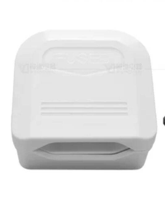 Euro 2 Pin to 3 Pin Converter Plug Adapter Black White