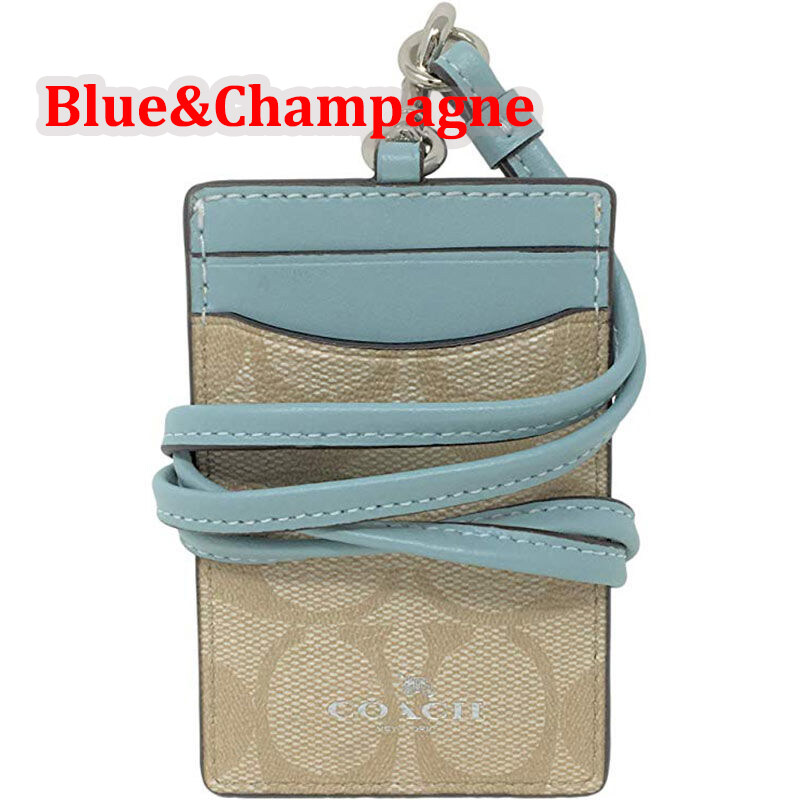 NEW Japanese style Genuine Leather ID Card Badge Holder Staff office worker Subway card case bus Access pass name tag Holders