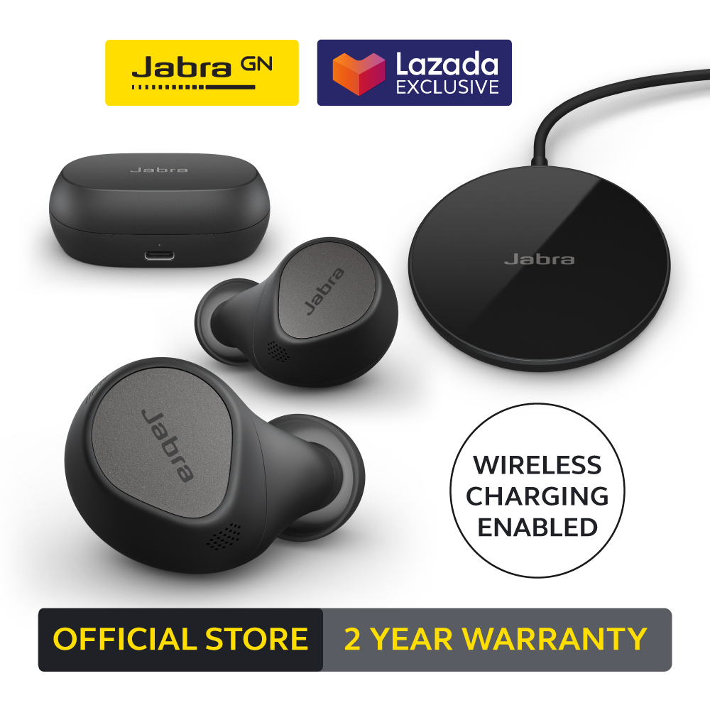 Jabra Elite 7 Pro with Wireless Charging Pad - True Wireless Earbuds With MultiSensor Voice Technology