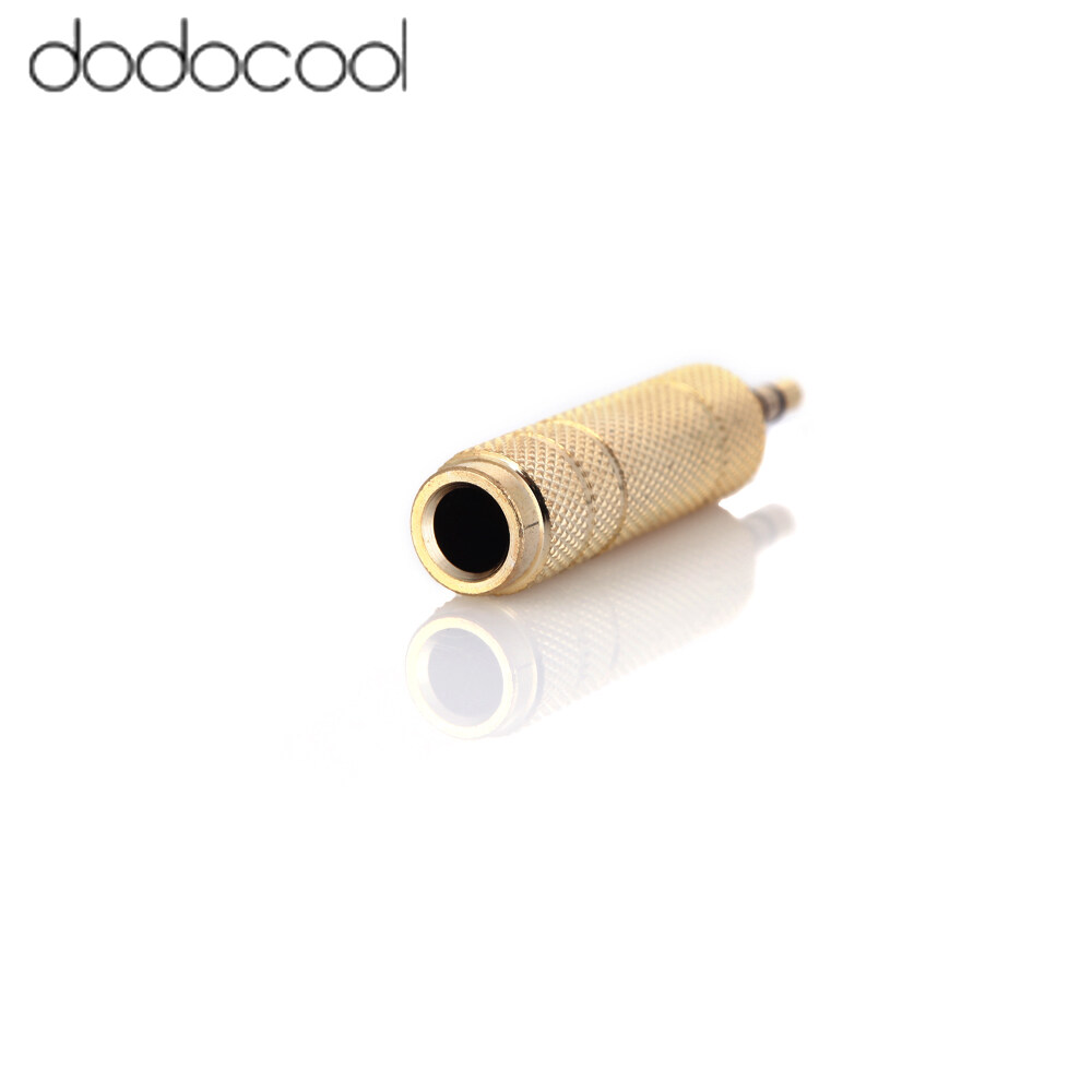 dodocool Audio Jack Adapter Convertor Stereo Plug Socket for Electric Guitars Microphone Headphone 3.5mm Male 6.5mm Female