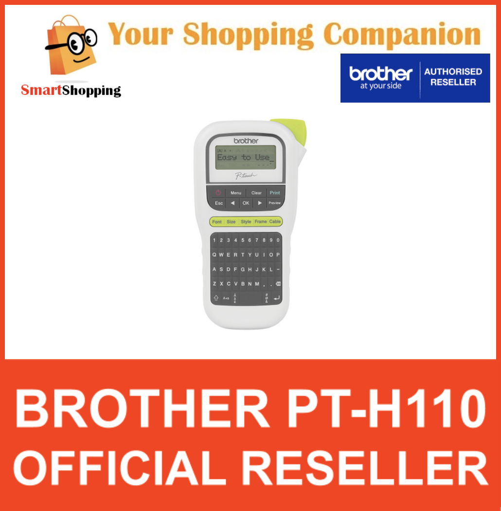 (Original) Brother PT-H110 for Home and Office Portable Labeller brother PT H110 H 110 H-110 Label Maker Printer