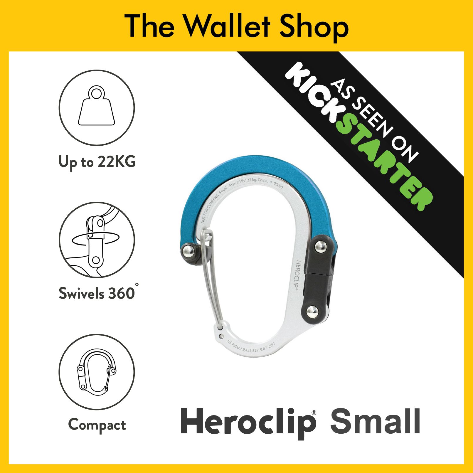 Heroclip Small Carabiner Hook Clip
