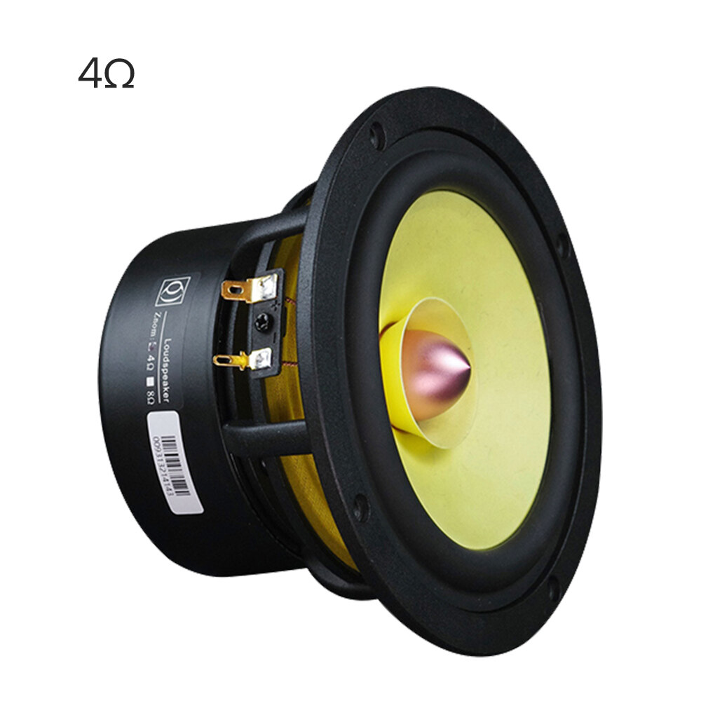 AIYIMA 1Pc 5.25 Inch Fever Full Range Speaker Aluminum Cone Loudspeaker 4 8 Ohm 50W Bookshelf Hifi Home Theater Music Speaker