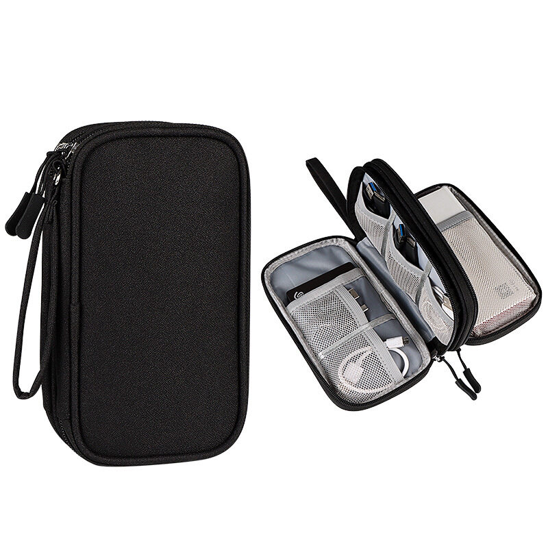 Digital Storage Bag Usb Data Cable Organizer Earphone Wire Bag Pen Power Bank Travel Kit Case Pouch Electronics Accessories