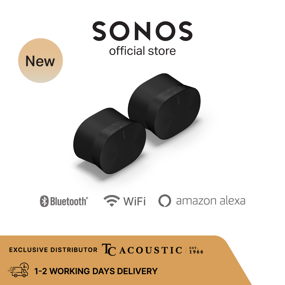 [New] Sonos Era 300 Wireless Smart Speaker - Pair