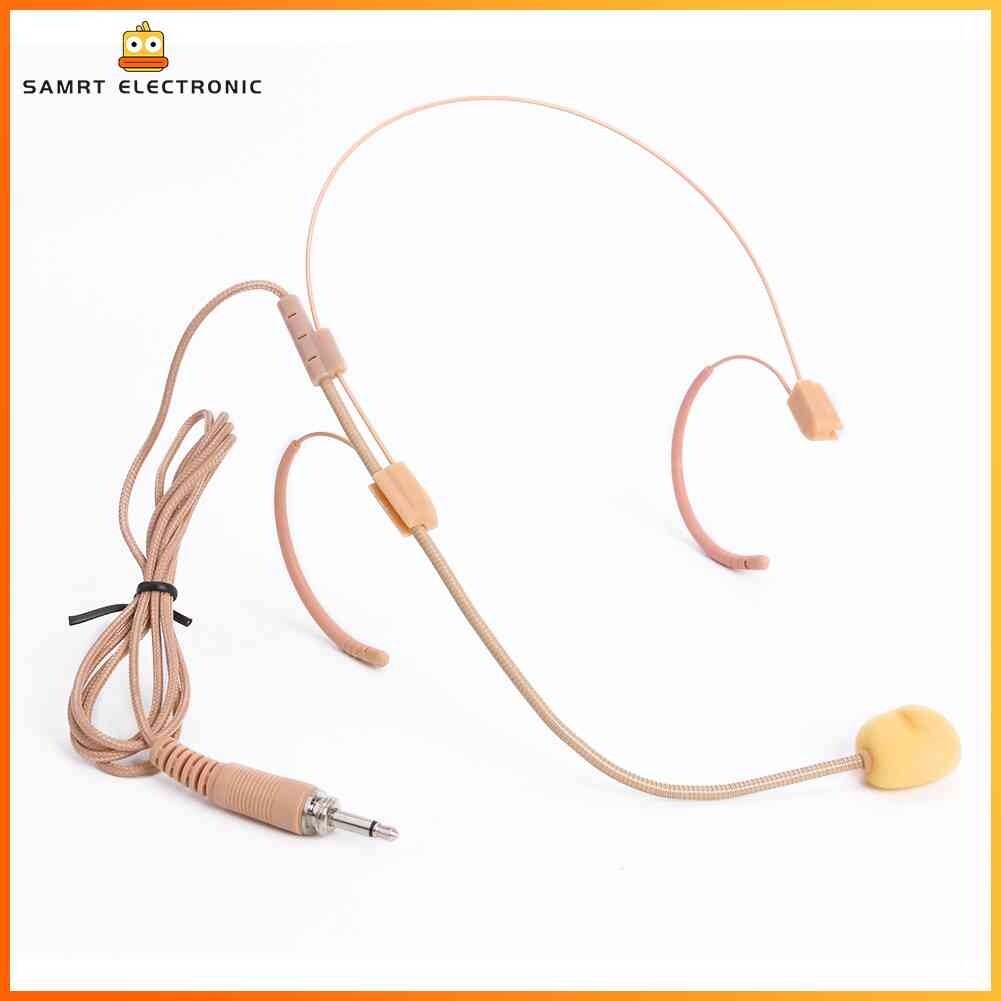 3.5mm Head-Mount Condenser Microphone Mic for Wireless Bodypack Transmitter #Cr