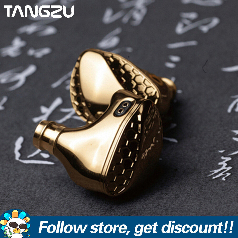 TANGZU Shimin Li Hifi Earphone Single Dynamic Driver N52 Magnet Earbuds Music IEM Headphones Sports Running Gaming Headset Noise Cancelling Earphones 0.78mm 2Pin Detachable DJ Monitors For IOS Android