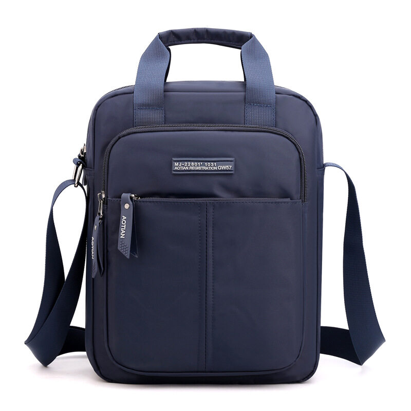 Cois Kaki New Sling Shoulder Bag For Men High Quality Nylon Business Casual Crossbody Large Capacity IPAD Bag Handbag