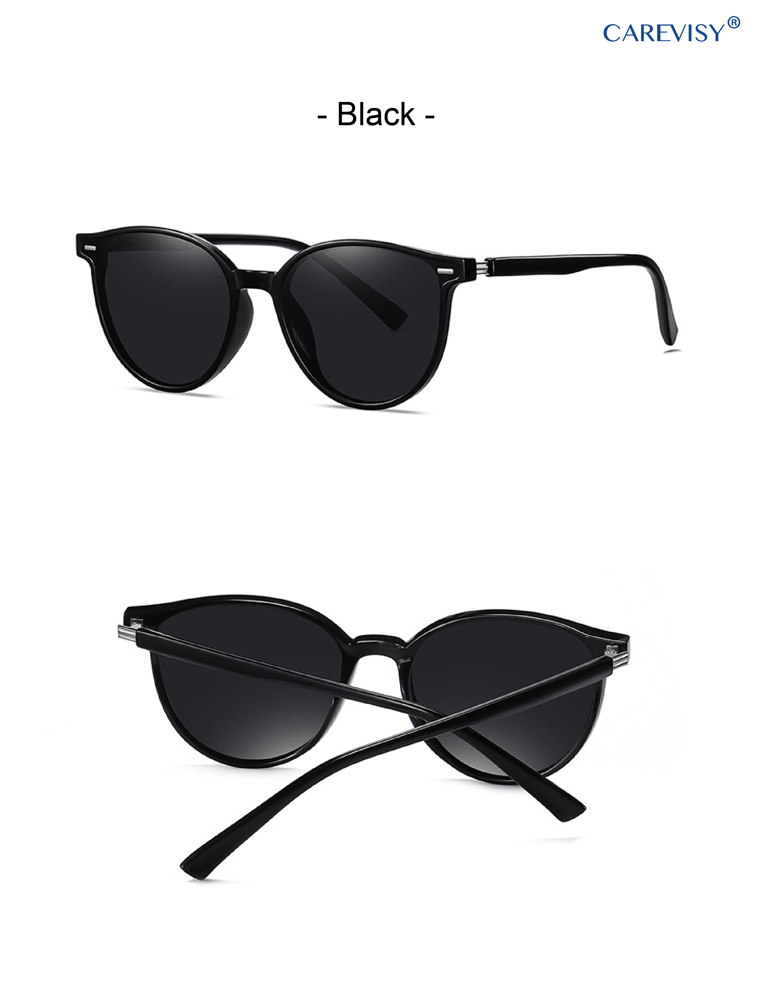 CAREVISY Influencer Polarized Sunglasses UV400 Protection Anti Glare Driving Fishing Outdoor Sunglasses for Adults Men Women C6059