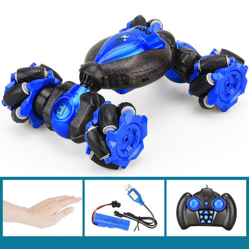 RC Car RC Truck  RC Stunt Car 4WD 2.4G Twist Car Remote Control Gesture Sensor Toy Car 360 Degree Flip Double Sided Twisting Off-Road Vehicle for Kids