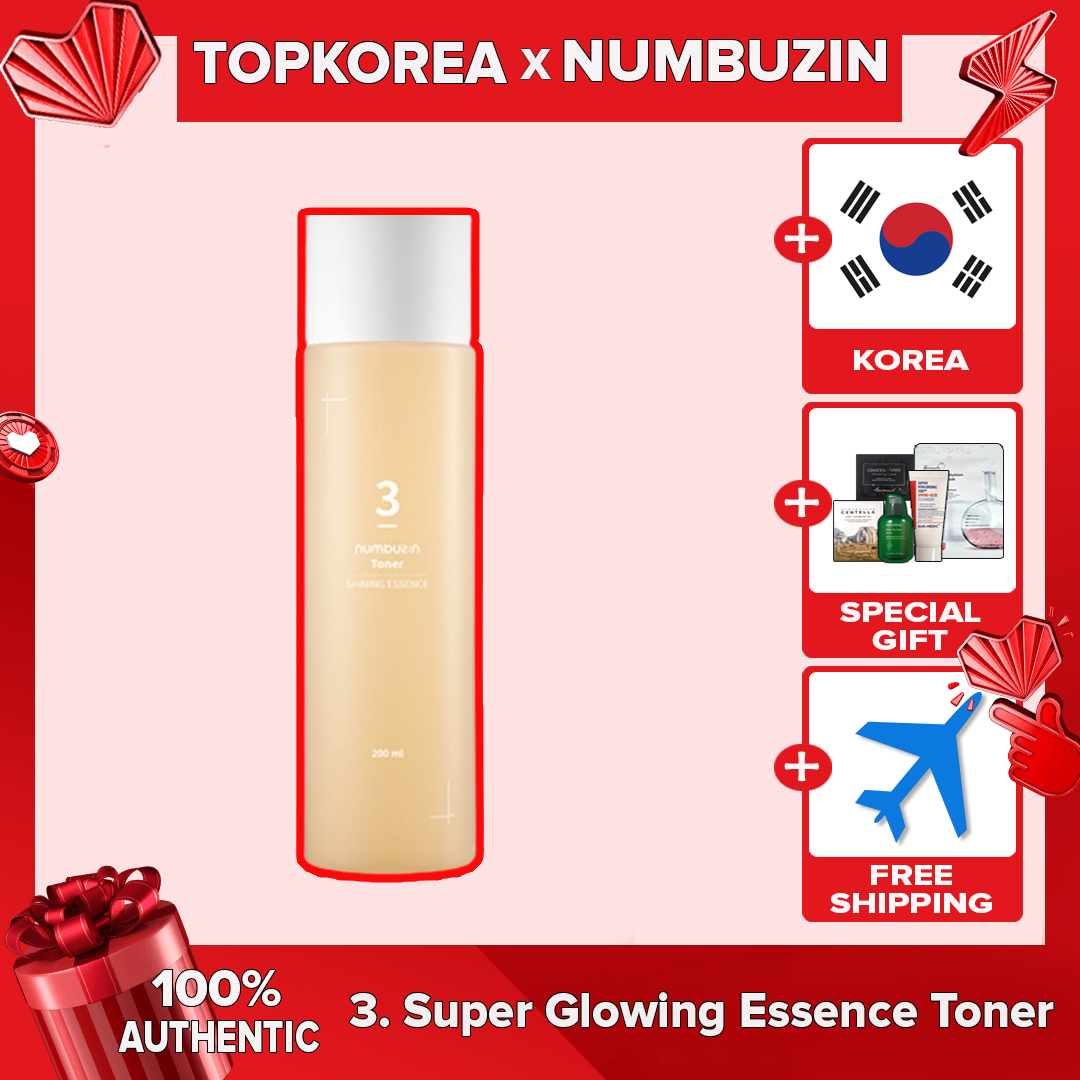 ★Numbuzin★ GOODBYE DEAD CELL TONER, MAKEUP BOOSTING TONER, SUPER GLOWING ESSENCE TONER 200ml / TOPKOREA / Shipping from korea