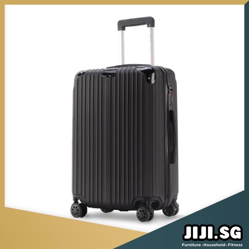 (JIJI.SG) Premium Luggage 20 / 24 / 28 inch (Black) - Travel Bags / Hard Shell / Best Value / jt