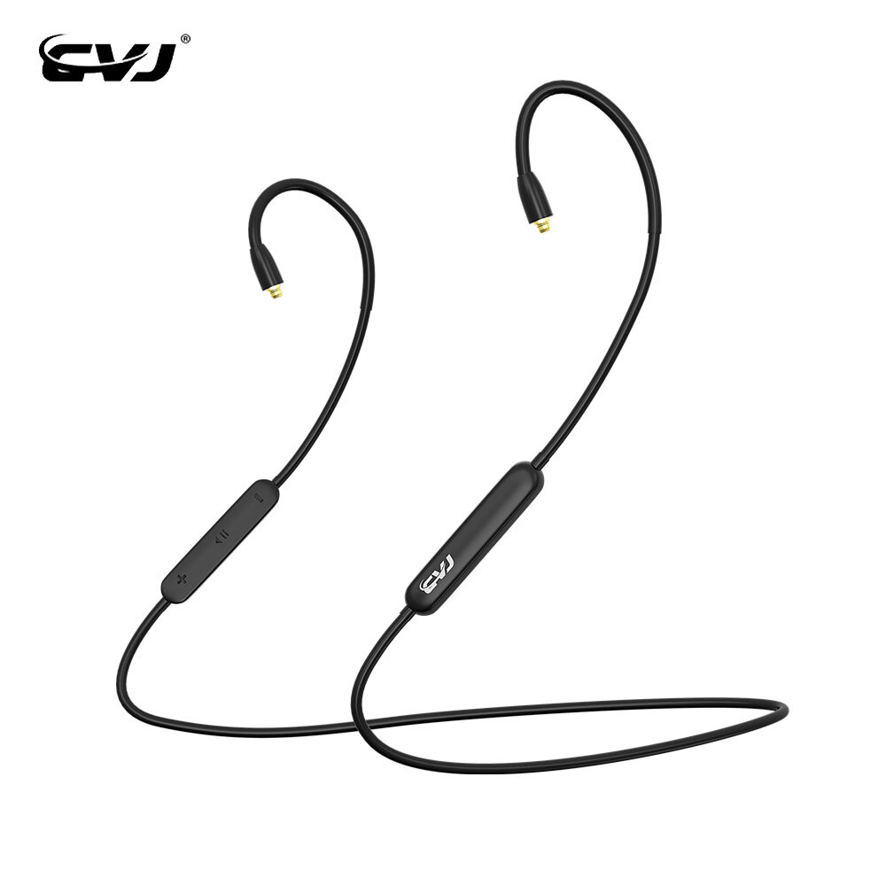 CVJ CT1 Bluetooth Module Detachable Wireless Bluetooth Upgraded Cable With 2Pin 0.75mm/0.78mm/MMCX Connector Earphone Replaceable Line For BLON BL03 Moondrop Aria KATO KZ EDX ZSN Pro CCA CA16 Pro TRN 
