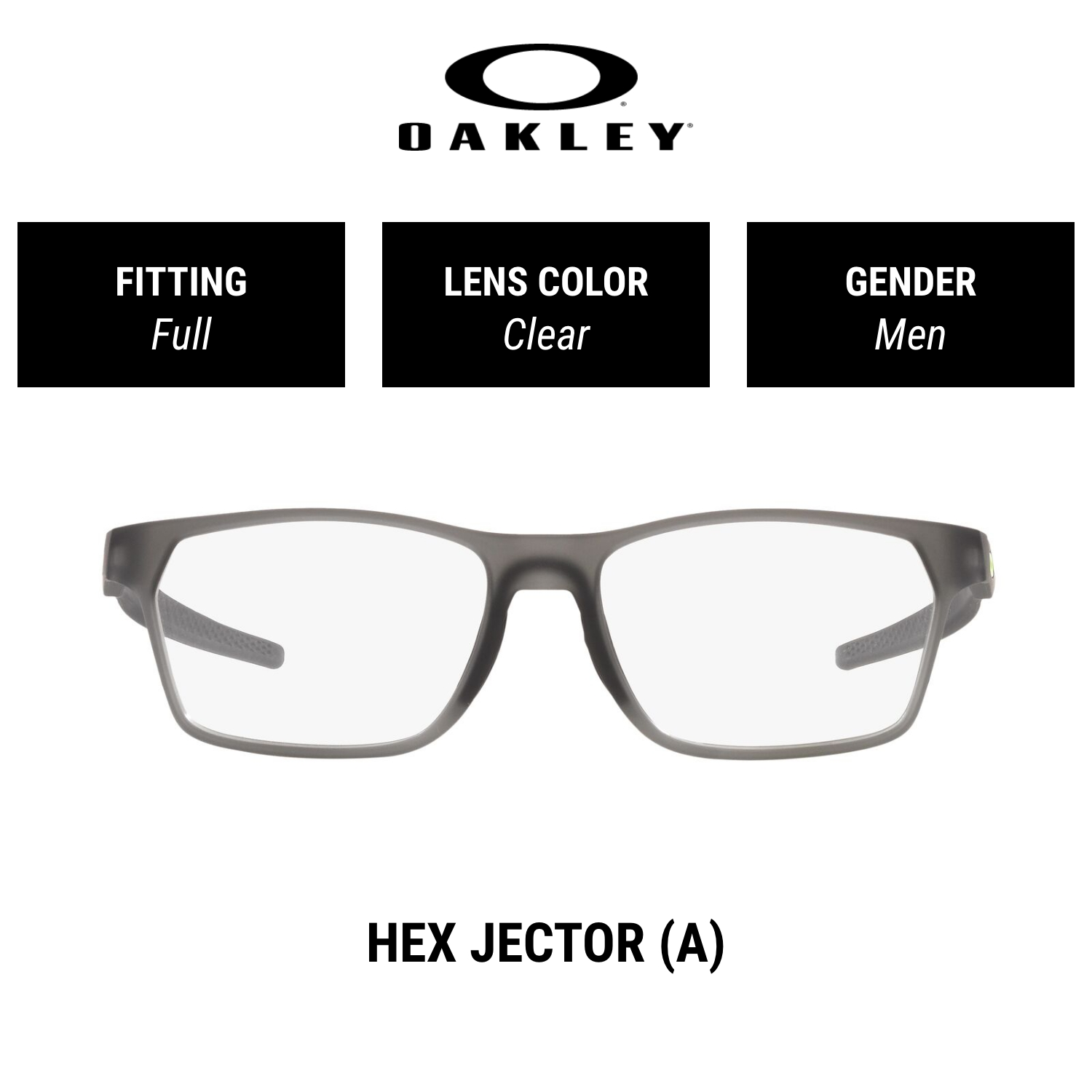Oakley Ophthalmic Hex Jector (A) OX8174F 817402 Men Full Fitting Eyeglasses Size 56mm