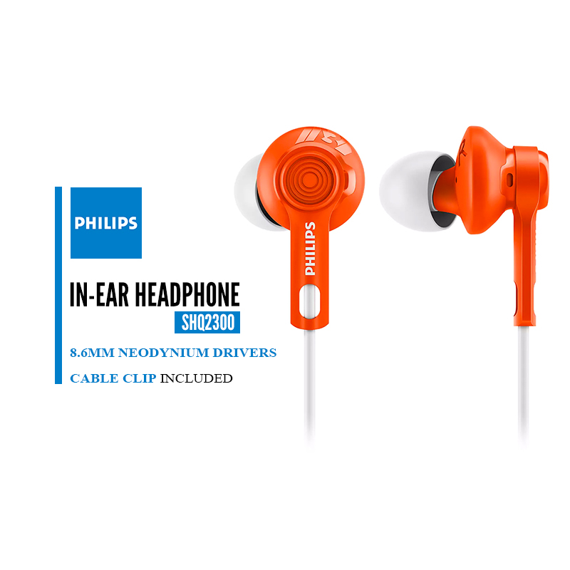 Philips ActionFit SHQ2300 In-ear Sports Headphones