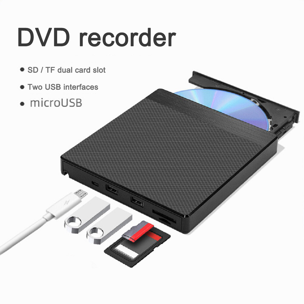 Original Diymore USB 3.0 Slim External DVD RW CD Writer Drive Burner Reader Player Optical Drives For Laptop PC