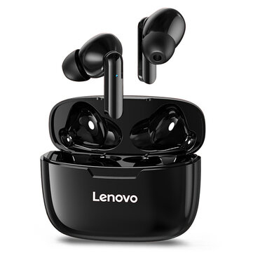 Lenovo XT90 V5.0 Bluetooth Wireless Headphones Invisible in-ear Headset Smart Noise Reduction for all Phones and Computers | Warranty