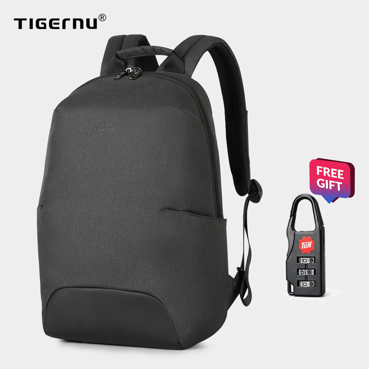 Tigernu New unqiue design RFID anti theft USB Charging men backpack  fit for 15.6 inch  Laptop bag  T-B3911