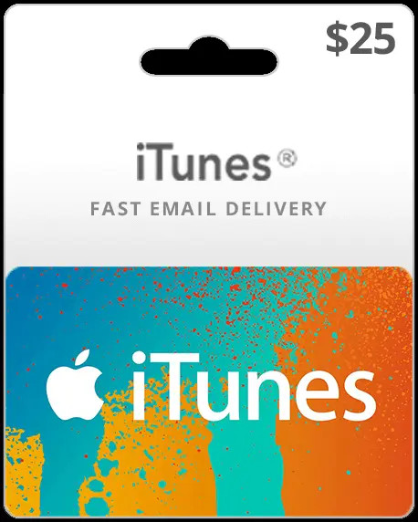 iTunes Gift Cards 25$