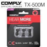 Comply Tx-500 Isolation Series Foam Eartips with WaxGuard (3-Pairs)