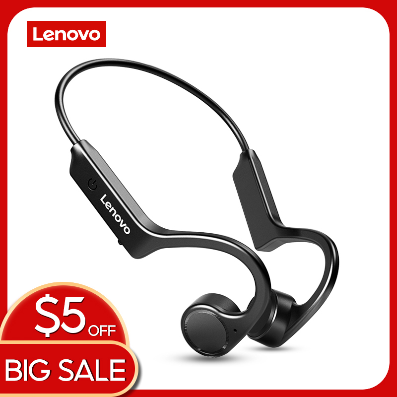 Lenovo X4 Bone Conduction Bluetooth Earphone Sport Cycling Running Waterproof Wireless Bone Conduction Headphones