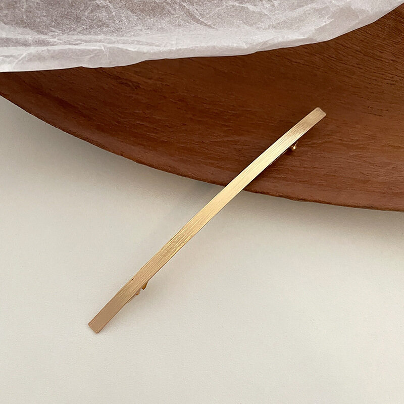 Thin Long Hair Clip for Women Gold Silver Color Metal Hair Claws Barrettes Korean Style Simple Elegant Female Hair Accessories