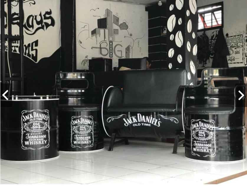 Kursi Furniture Dari Tong Bekas