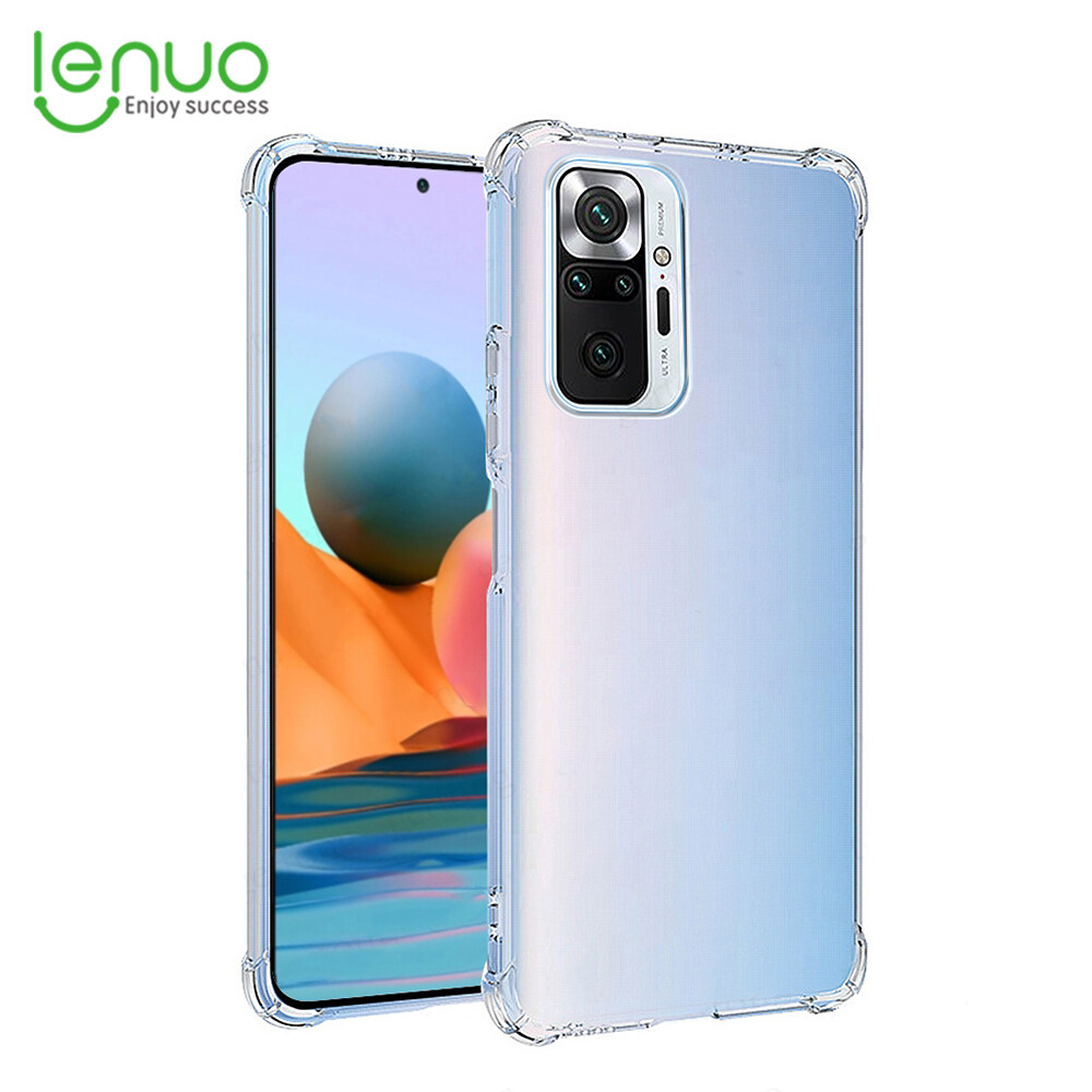 Lenuo Airbag Shockproof Phone Case For Xiaomi Redmi Note 11s 11 Pro 5G Redmi Note 10 Pro Max Casing Luxury Silicone Back Cover For Redmi Note 11 Transparent Case