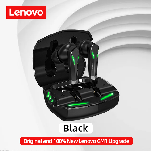 Lenovo GM1 Upgrade Wireless Buletooth Headphone Music Headset with Mic Earbuds Low Latency TWS Gaming Earphone HD Hands Call