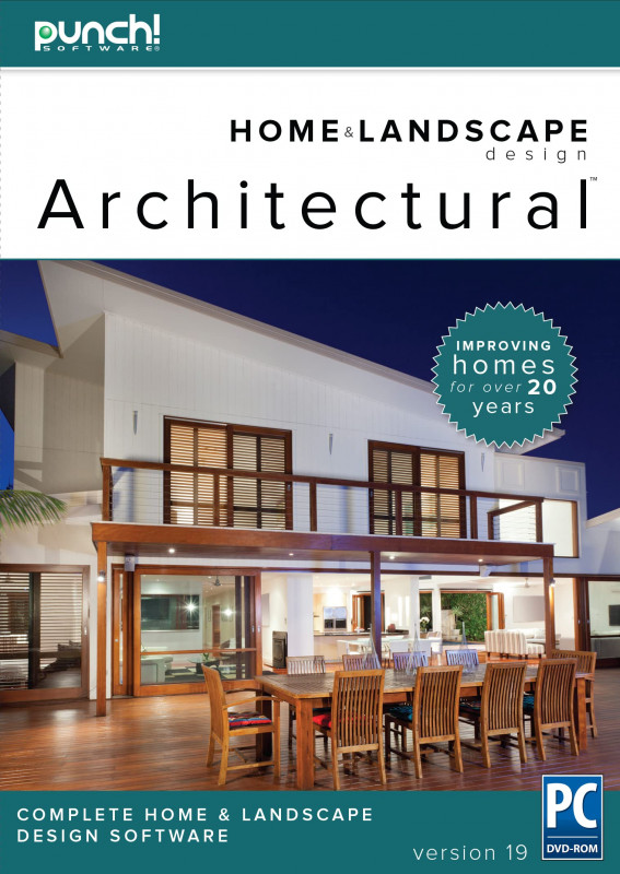 Punch! Home & Landscape Design Architectural Series v19 - Home Design Software for Windows PC [Download]