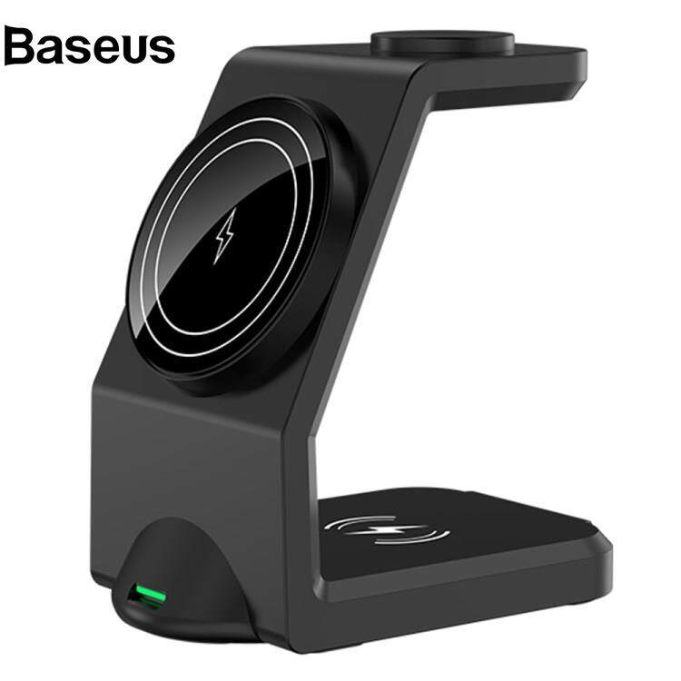 Baseus WT158 3-in-1 15W Magnetic Wireless Charger Stand Multifunctional Charging Dock Station for Phone Earphone Watch