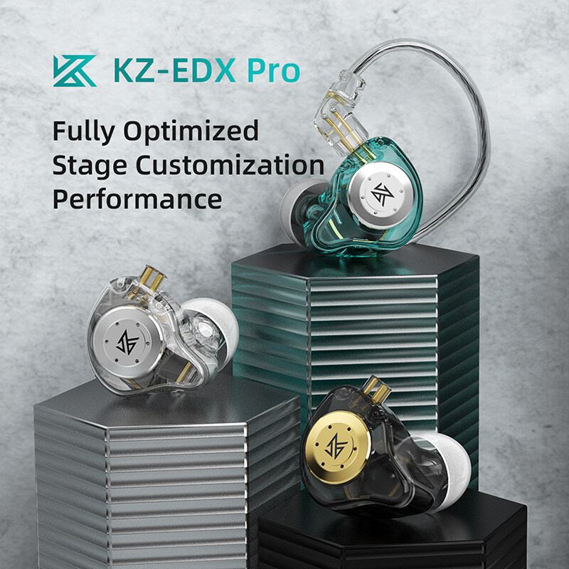 KZ EDX Pro edxpro heavy bass earphone mic control earplug earphone sport game earphone headphone headset
