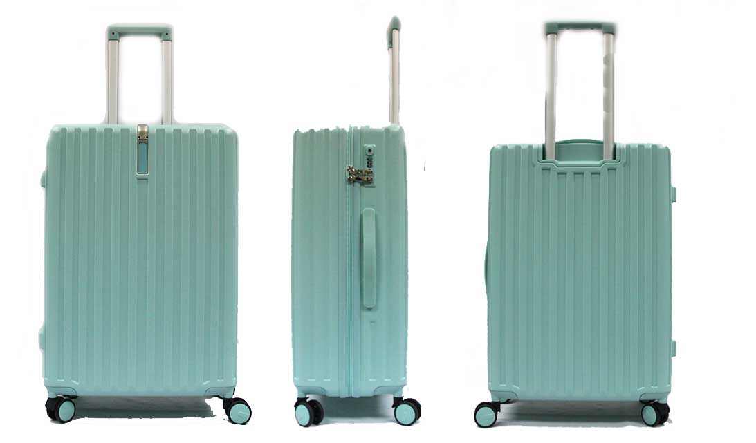20 inch Cabin Size Cotton Candy Polycarbonate Luggage with 8 Spinner Wheels
