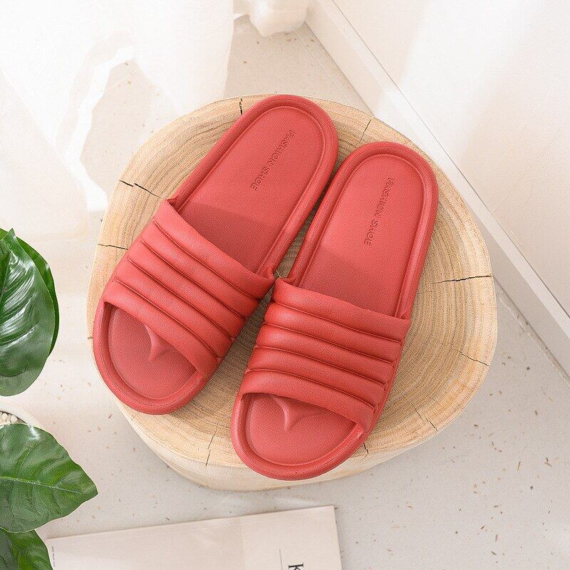 [SG Seller] WOTTE Women Indoor Slippers Floor Flat Shoes Indoor Eva Flip Flops Female Non-slip Bathroom Home Slippers