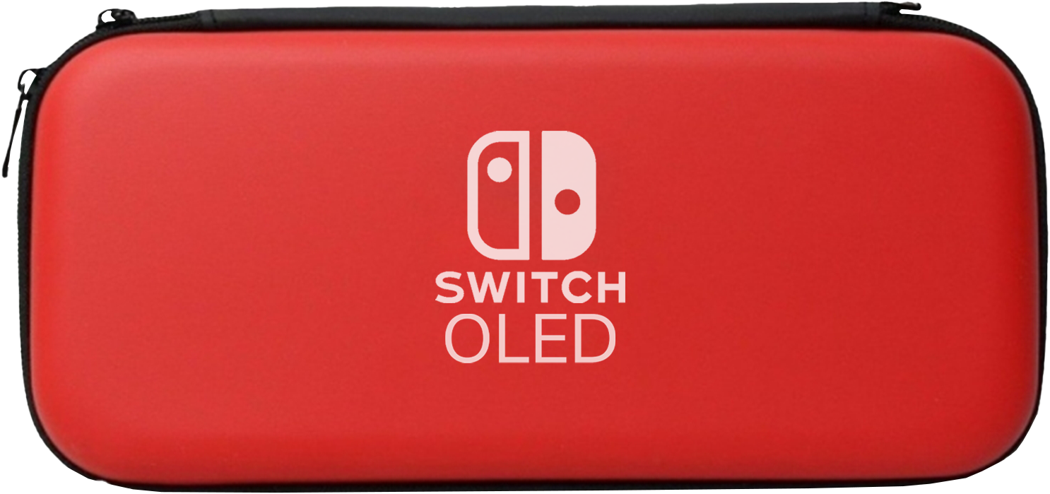 Nintendo Switch OLED Travel Pouch Hard Case Casing Ultra Hard, Maximum Protection, Memory Card Storage, High Quality Zipper, Big Space fit All [SG Seller]