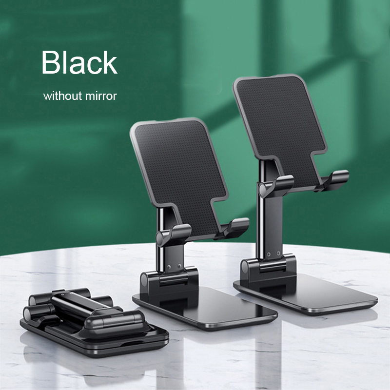 [Ready Stock] Universal Mobile Phone Stand Portable Hand Phone Holder Desk Non Slip Foldable Adjustable Desktop Holder Stand for iphone Samsung Xiaomi Huawei Phone Christmas Gift Present