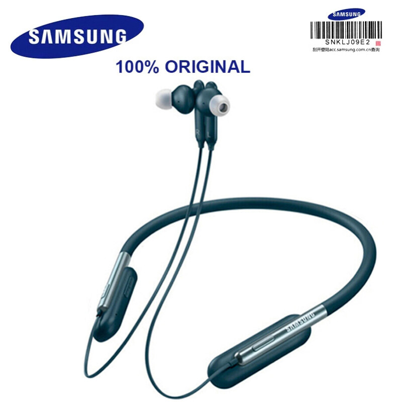 Samsung U Flex Neckband Hearphone with Bluetooth 4.2 Flexible Design Seamless Music Playback for Galaxy S10 EO-BG950