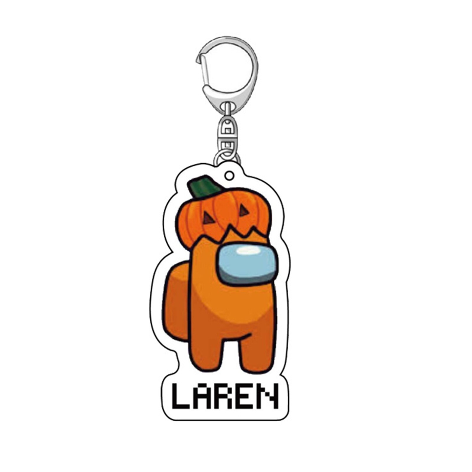 Keyring Cartoon Character Ornament Acrylic Among Us Keychain for Handbags